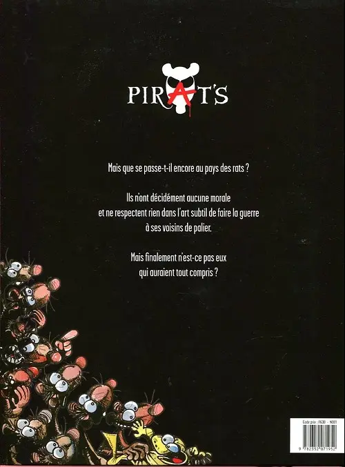 Verso de l'album Pirat's Tome 1 Gaz à tous les étages
