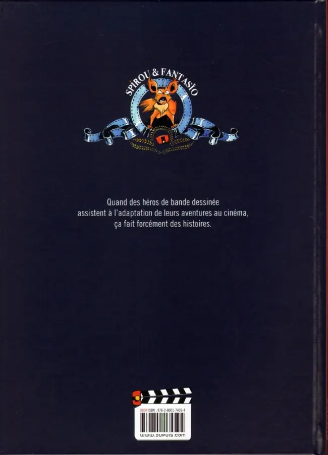 Verso de l'album Spirou et Fantasio - Une aventure de... / Le Spirou de... Le Triomphe de Zorglub
