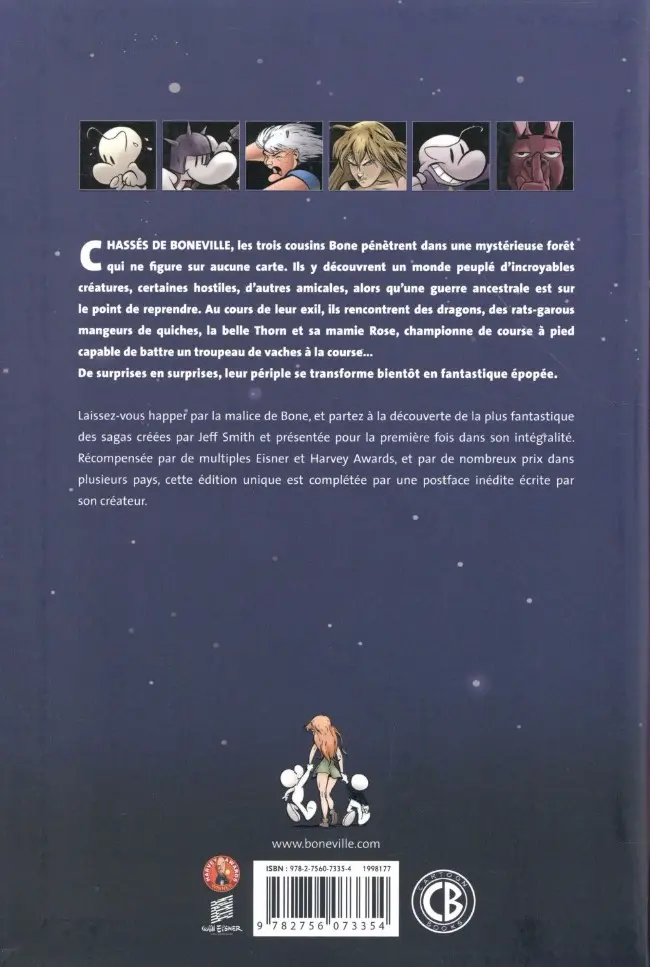 Verso de l'album Bone