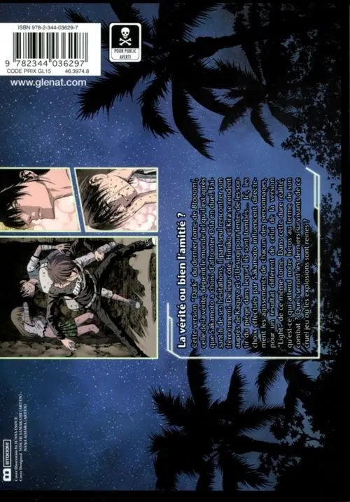 Verso de l'album Btooom ! 26