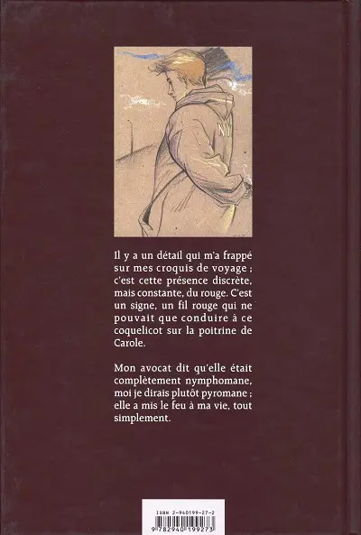 Verso de l'album Red movie