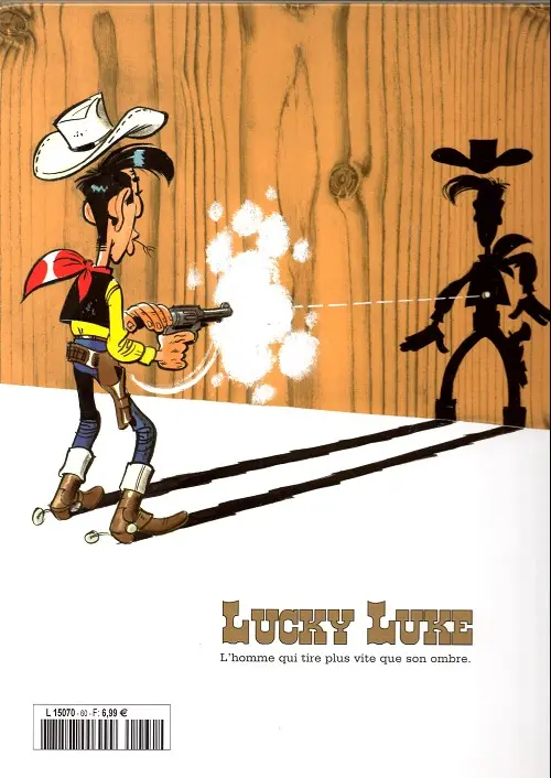 Verso de l'album Lucky Luke La collection Tome 60 L'escorte