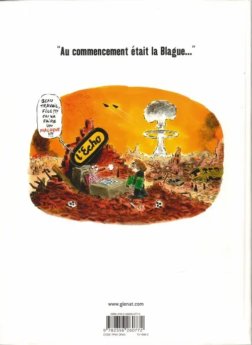 Verso de l'album La Bible des sales blagues Tome 2 Livre 2