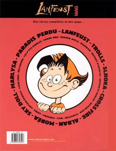 Verso de l'album Lanfeust mag L'album 11