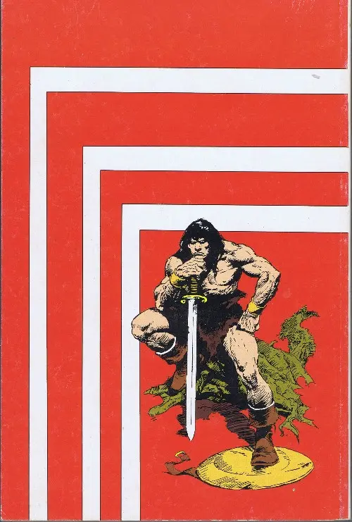 Verso de l'album Conan le barbare Album N°5 (du n°13 au n°15)