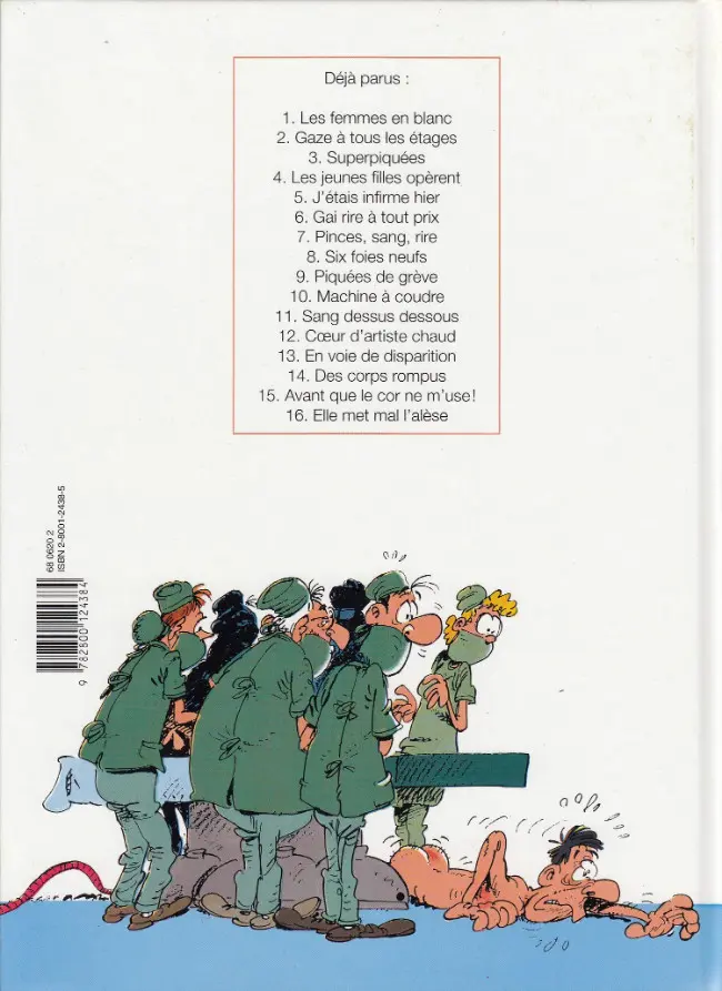 Verso de l'album Les Femmes en Blanc Tome 16 Elle met mal l'alèse