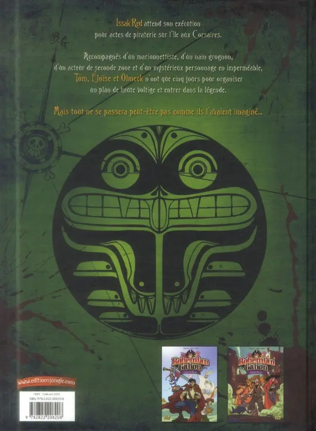 Verso de l'album Bohemian Galion Tome 2 Ocean's Pirates