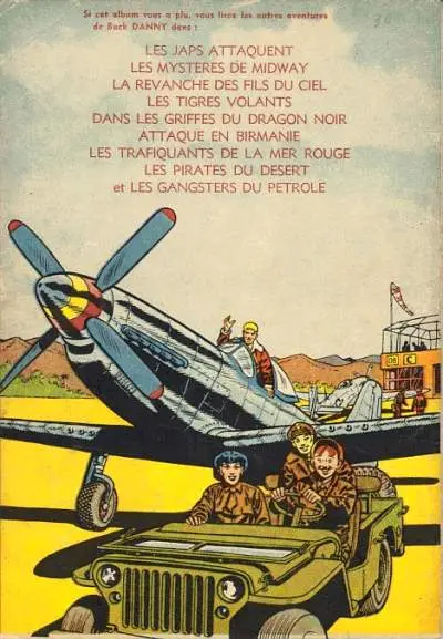 Verso de l'album Buck Danny Tome 10 Pilotes d'essai