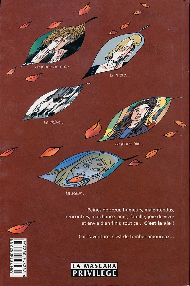 Verso de l'album C'est la vie À quoi bon tomber amoureux quand on est jeune, timide et con !