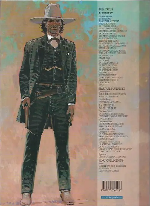 Verso de l'album Blueberry Tome 23 Arizona love