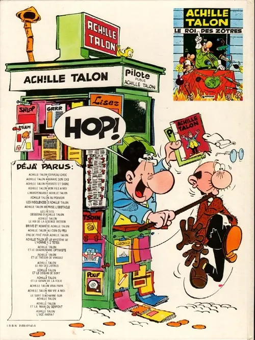 Verso de l'album Achille Talon Tome 18 Achille talon et le coquin de sort