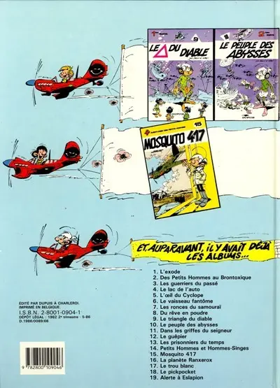 Verso de l'album Les Petits hommes Tome 13 Les prisonniers du temps