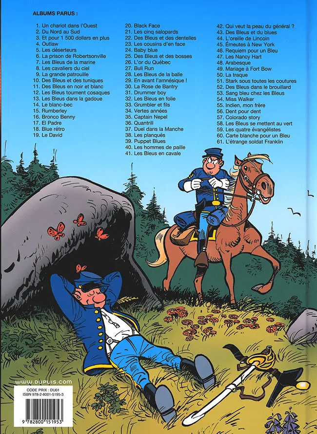 Verso de l'album Les Tuniques Bleues Tome 56 Dent pour dent