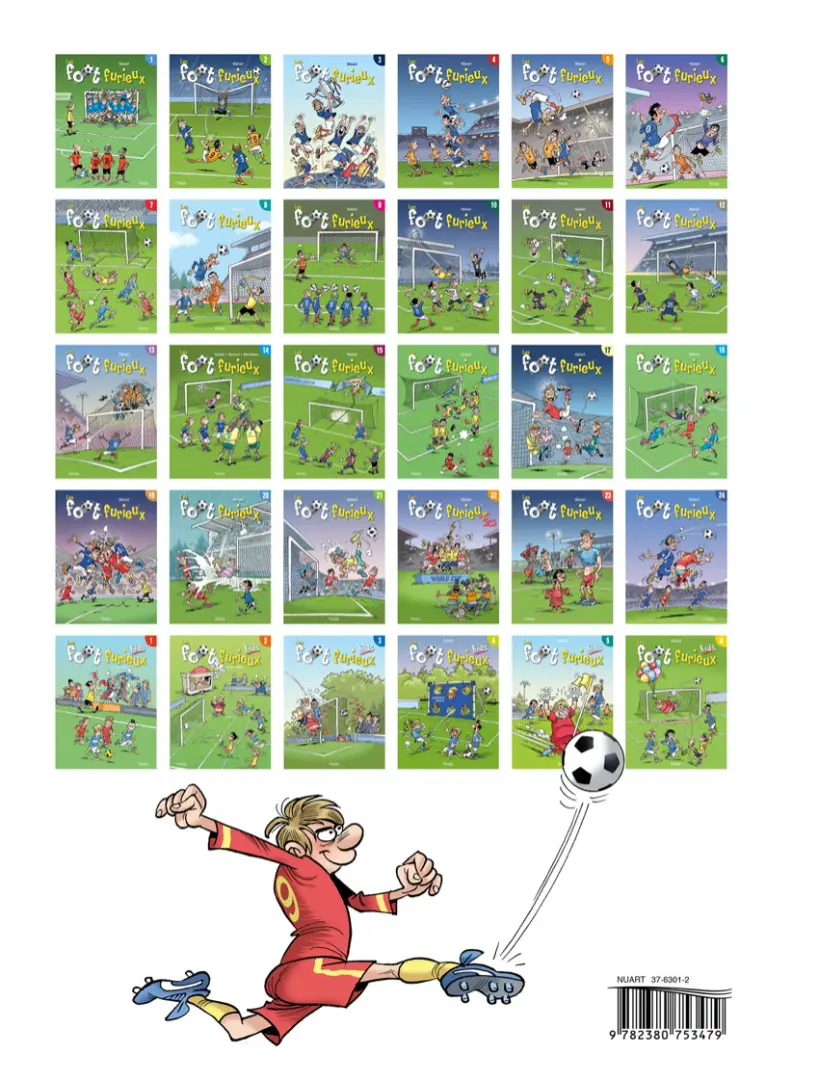 Verso de l'album Les Foot furieux Tome 24