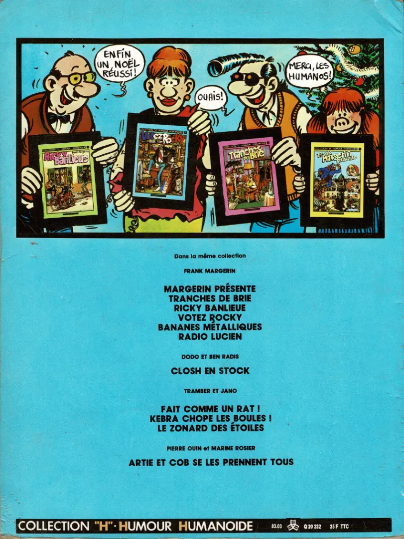 Verso de l'album Votez Rocky Tome 1