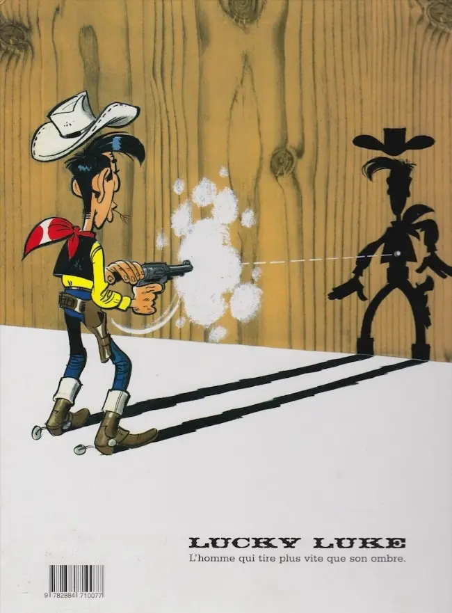 Verso de l'album Lucky Luke Tome 42 7 histoires de Lucky Luke