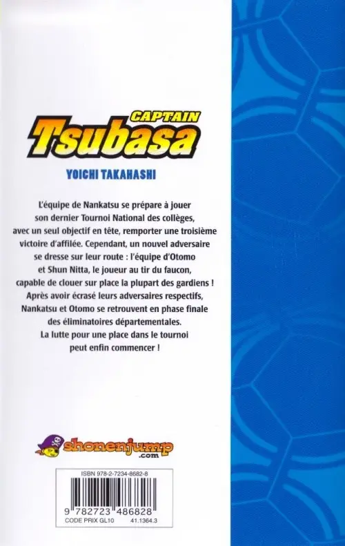 Verso de l'album Captain Tsubasa Tome 14 Le Tir du faucon