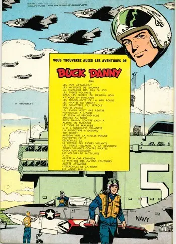 Verso de l'album Buck Danny Tome 13 Un avion n'est pas rentré