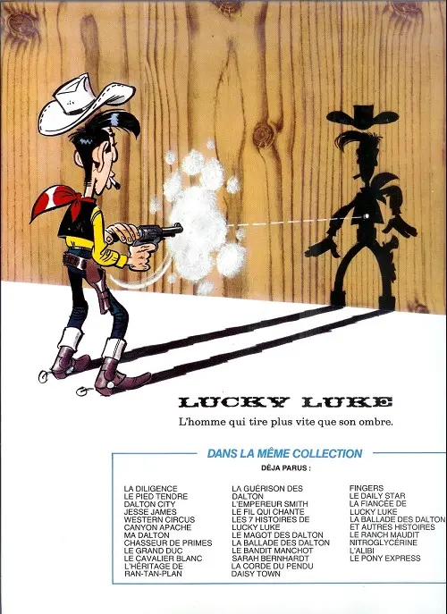 Verso de l'album Lucky Luke Tome 47 Le magot des Dalton