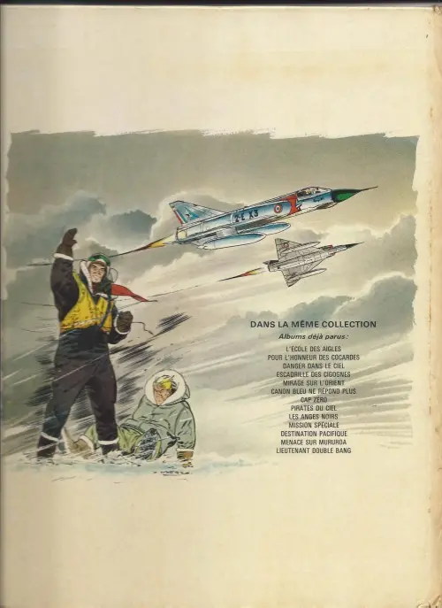 Verso de l'album Tanguy et Laverdure Tome 13 Lieutenant Double Bang