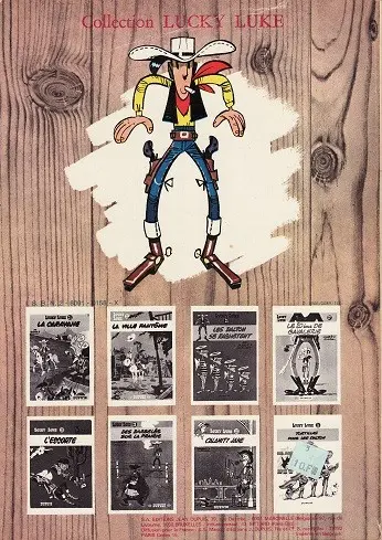 Verso de l'album Lucky Luke Tome 19 Les rivaux de Painful Gulch