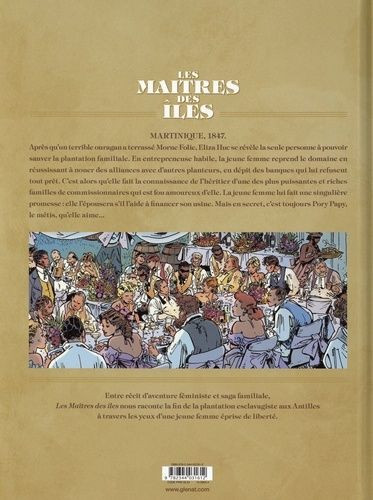 Verso de l'album Les maîtres des îles Tome 2 Martinique 1847
