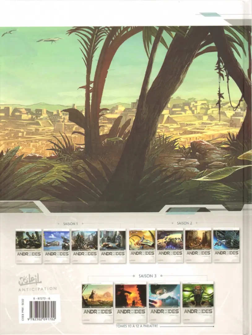Verso de l'album Androïdes Tome 9 Le berger