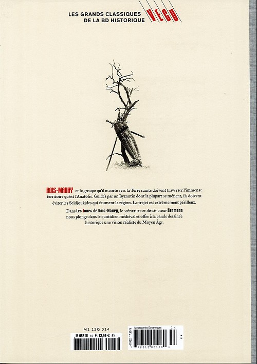 Verso de l'album Les grands Classiques de la BD Historique Vécu - La Collection Tome 15 Les Tours de Bois-Maury - Tome VIII : le Seldjouki