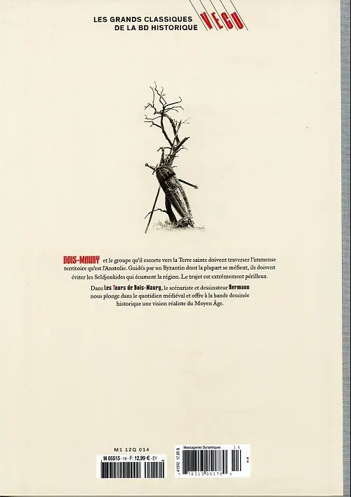 Verso de l'album Les grands Classiques de la BD Historique Vécu - La Collection Tome 15 Les Tours de Bois-Maury - Tome VIII : le Seldjouki