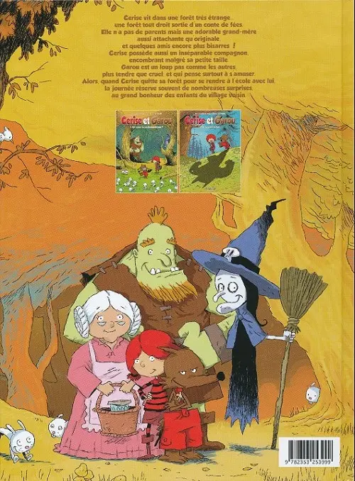 Verso de l'album Cerise et Garou Tome 2 Le loup sort du bois