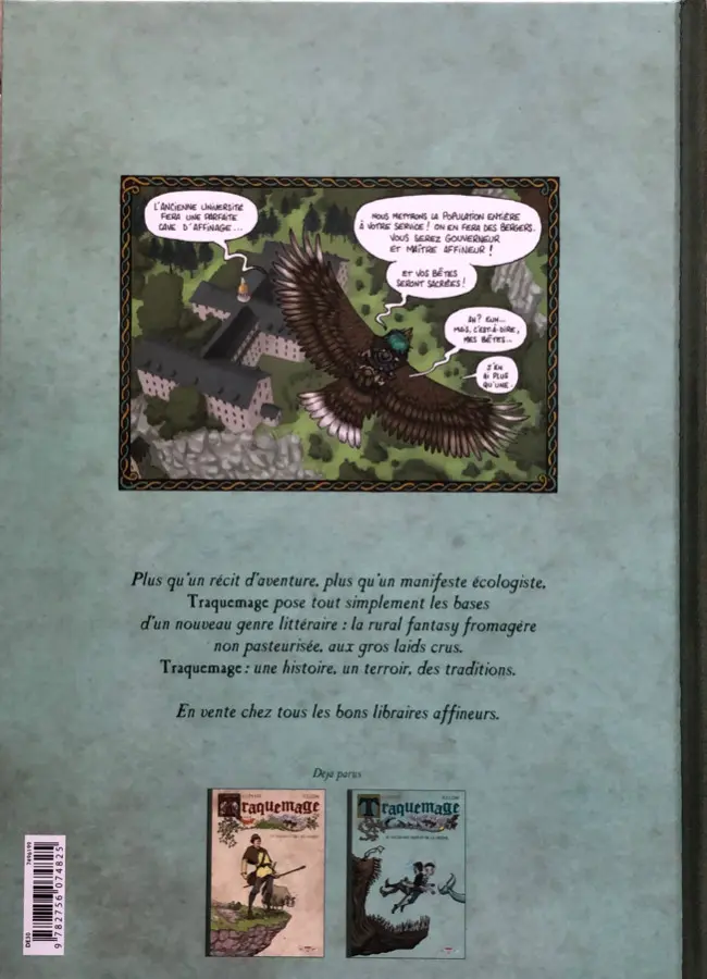Verso de l'album Traquemage Tome 2 Le chant vaseux de la sirène