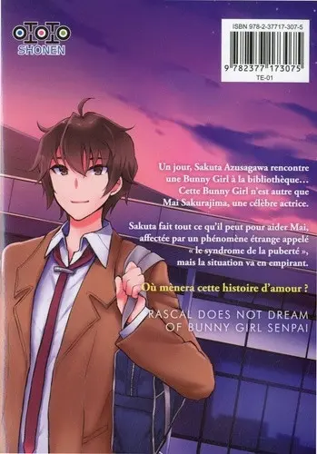 Verso de l'album Rascal Does Not Dream of Bunny Girl Senpai 2