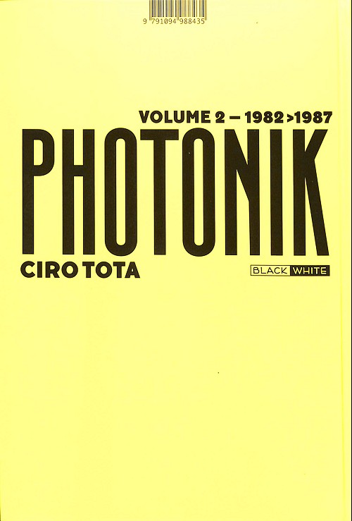 Verso de l'album Photonik Volume 2 1982 - 1987