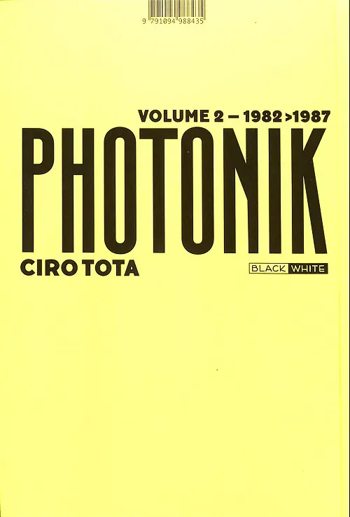 Verso de l'album Photonik L'Intégrale Volume 2 1982 - 1987