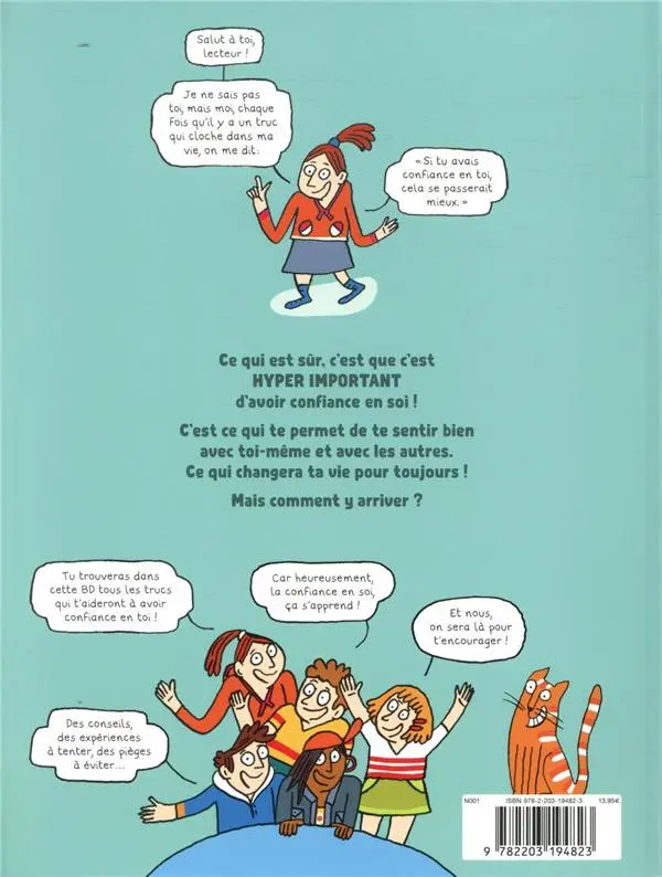 Verso de l'album La BD qui t'aide 1 La BD qui t'aide à avoir confiance en toi