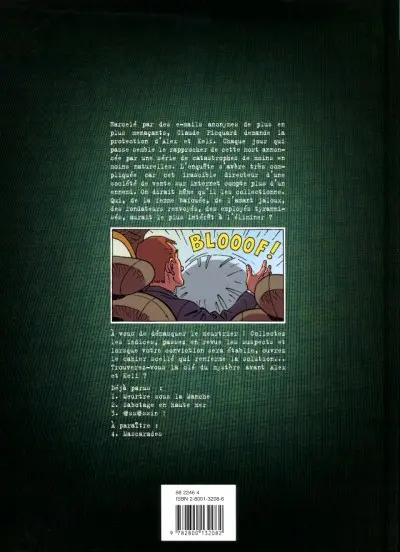 Verso de l'album La Clé du mystère Tome 3 @ss@ssin !