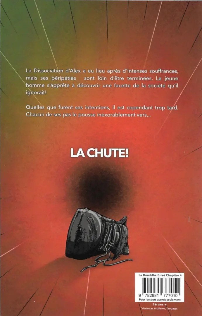 Verso de l'album Le Boudha brisé Chapitre 4