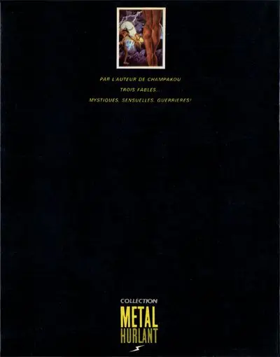 Verso de l'album L'oeuf du monde