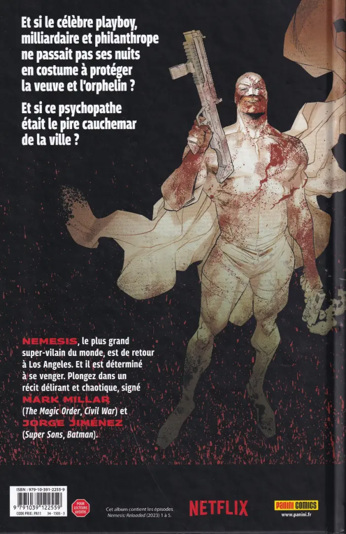 Verso de l'album Nemesis : Reloaded