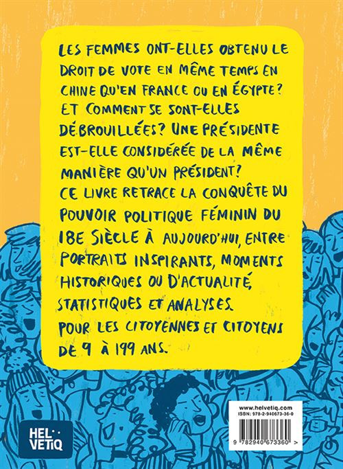 Verso de l'album Citoyennes ! Il était une fois le droit de vote des femmes