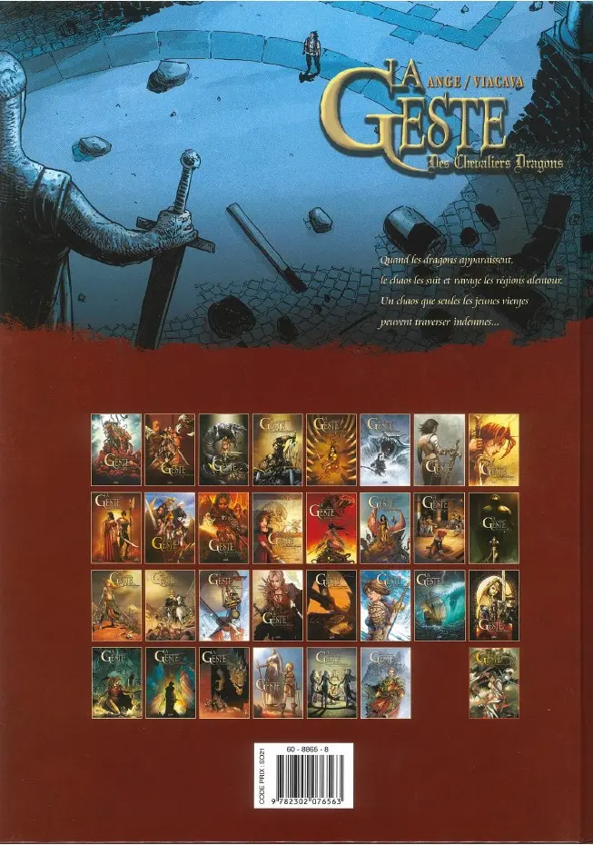 Verso de l'album La Geste des Chevaliers Dragons Tome 28 Contrebandes