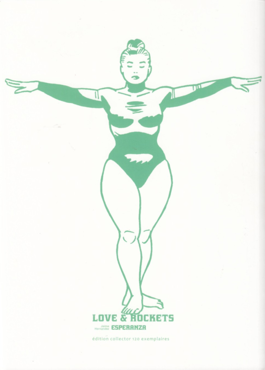 Verso de l'album Love & Rockets 11 Esperanza