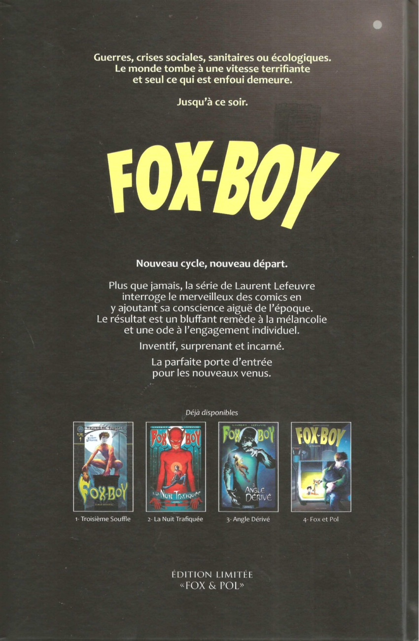 Verso de l'album Fox-Boy Tome 4 Fox et Pol