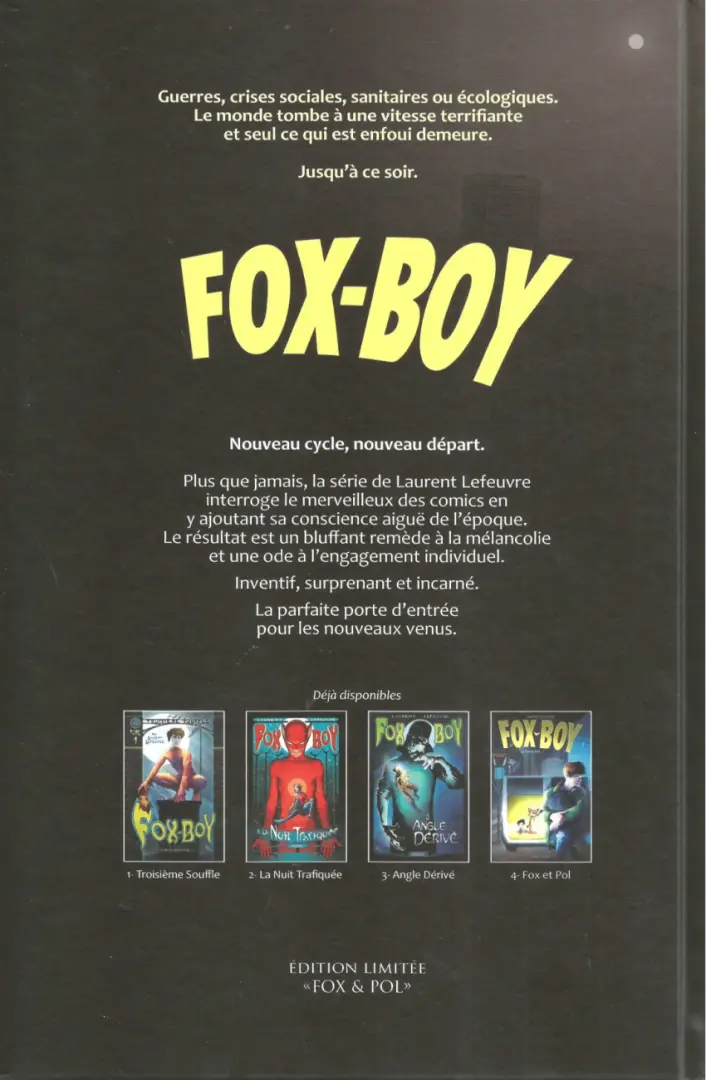 Verso de l'album Fox-Boy Tome 4 Fox et Pol