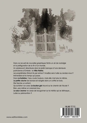 Verso de l'album Villa Fidelia et autres nouvelles