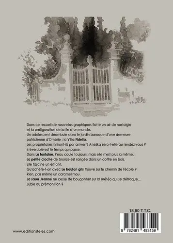 Verso de l'album Villa Fidelia et autres nouvelles
