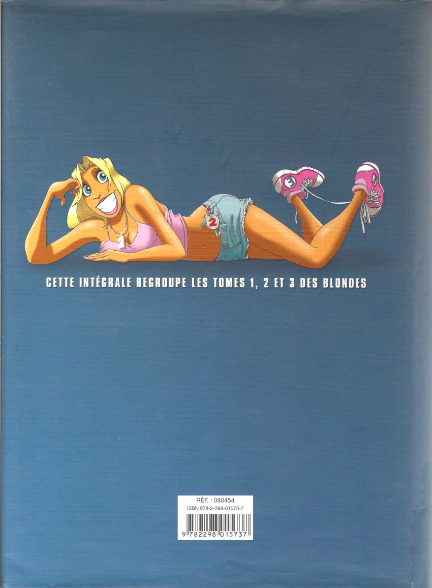 Verso de l'album Les Blondes L'Intégrale Tome 1 à 3