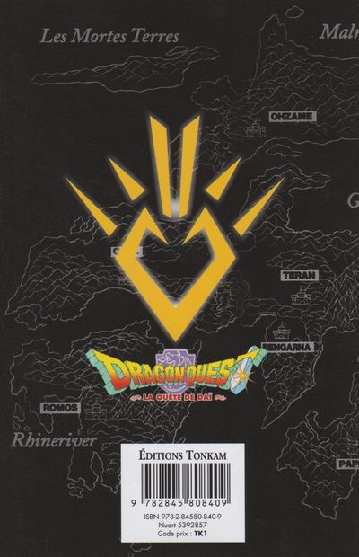 Verso de l'album Dragon Quest - La quête de Daï Tome 8 Et maintenant... fendre tout à la fois !!!