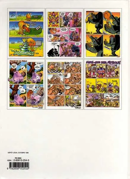 Verso de l'album Fluide Glacial - L'album Tome 5 98-1