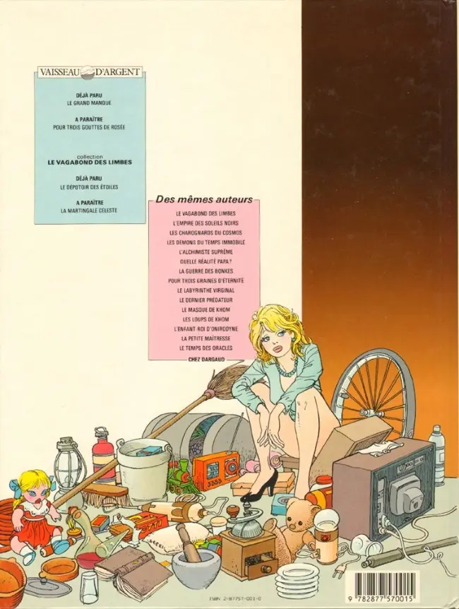 Verso de l'album Le Grand manque Tome 1